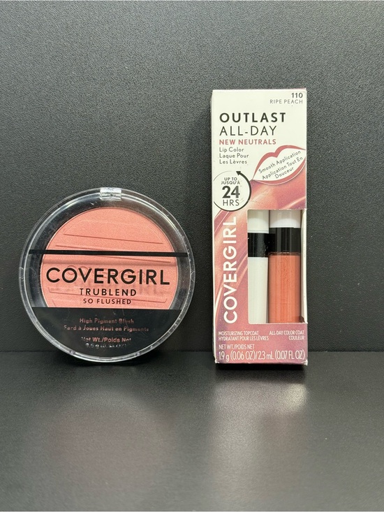 COVERGIRL Other - NIB-COVERGIRL Lot All-Day Lip Color & TruBlend So Flushed Blush